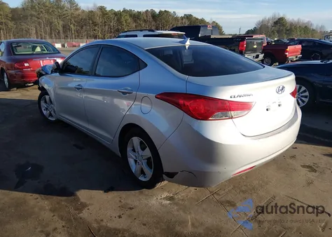 2012 Hyundai Elantra Gls z USA, uszkodzony, nr VIN 5NPDH4AEXCH122951